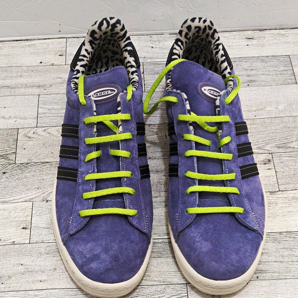 Adidas XLARGE Campus 80s Men’s Low Top Sneakers Orbit Violet GW3247 Size 13